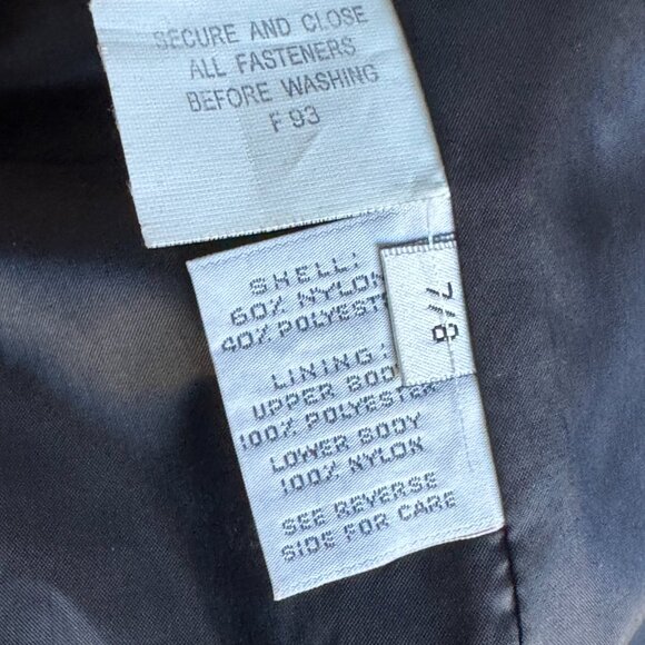 Vintage Forecaster of Boston Trench Rain Coat 7/8 . Red - Picture 4 of 11